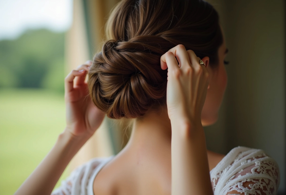 chignon mariage