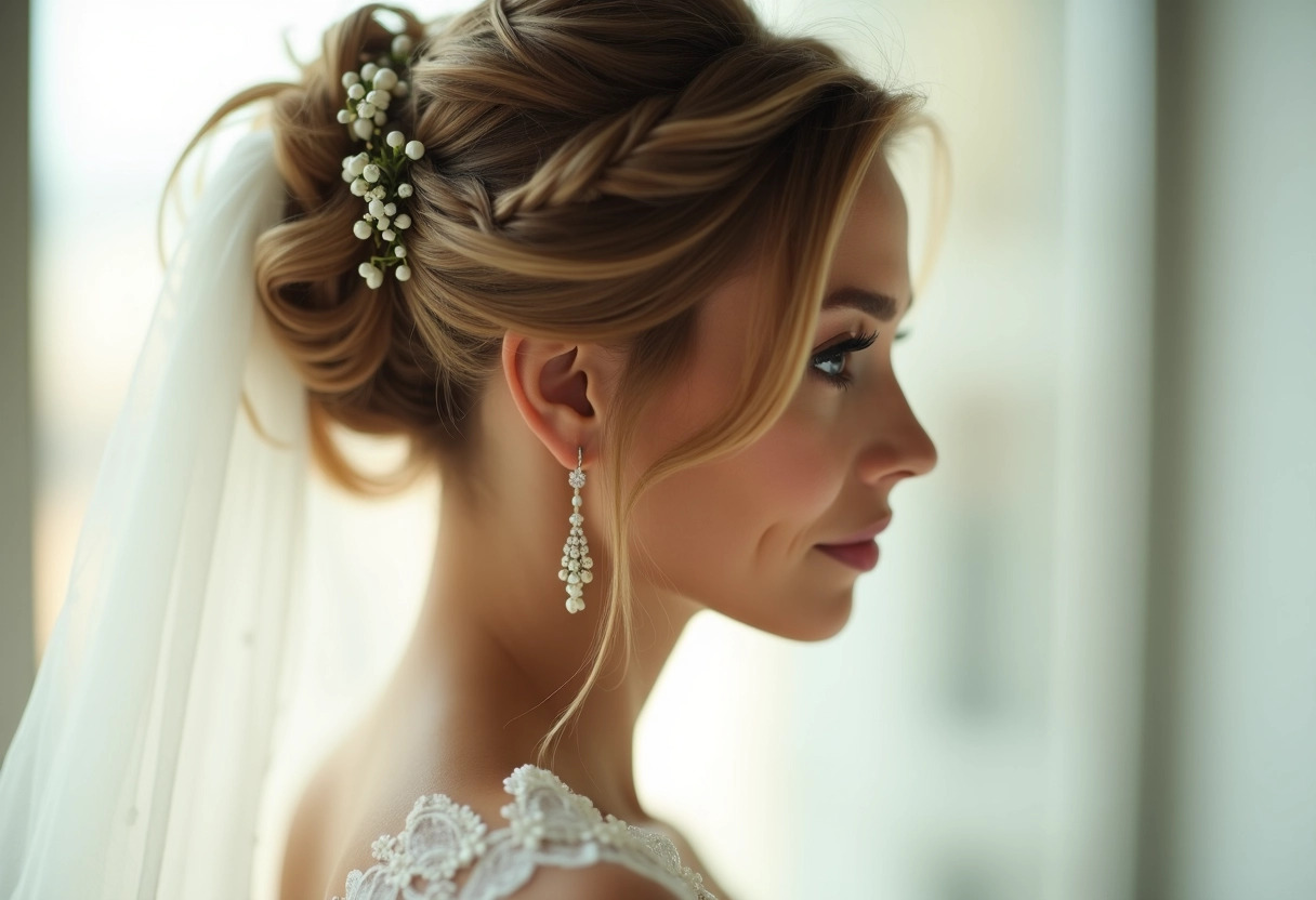 chignon mariée