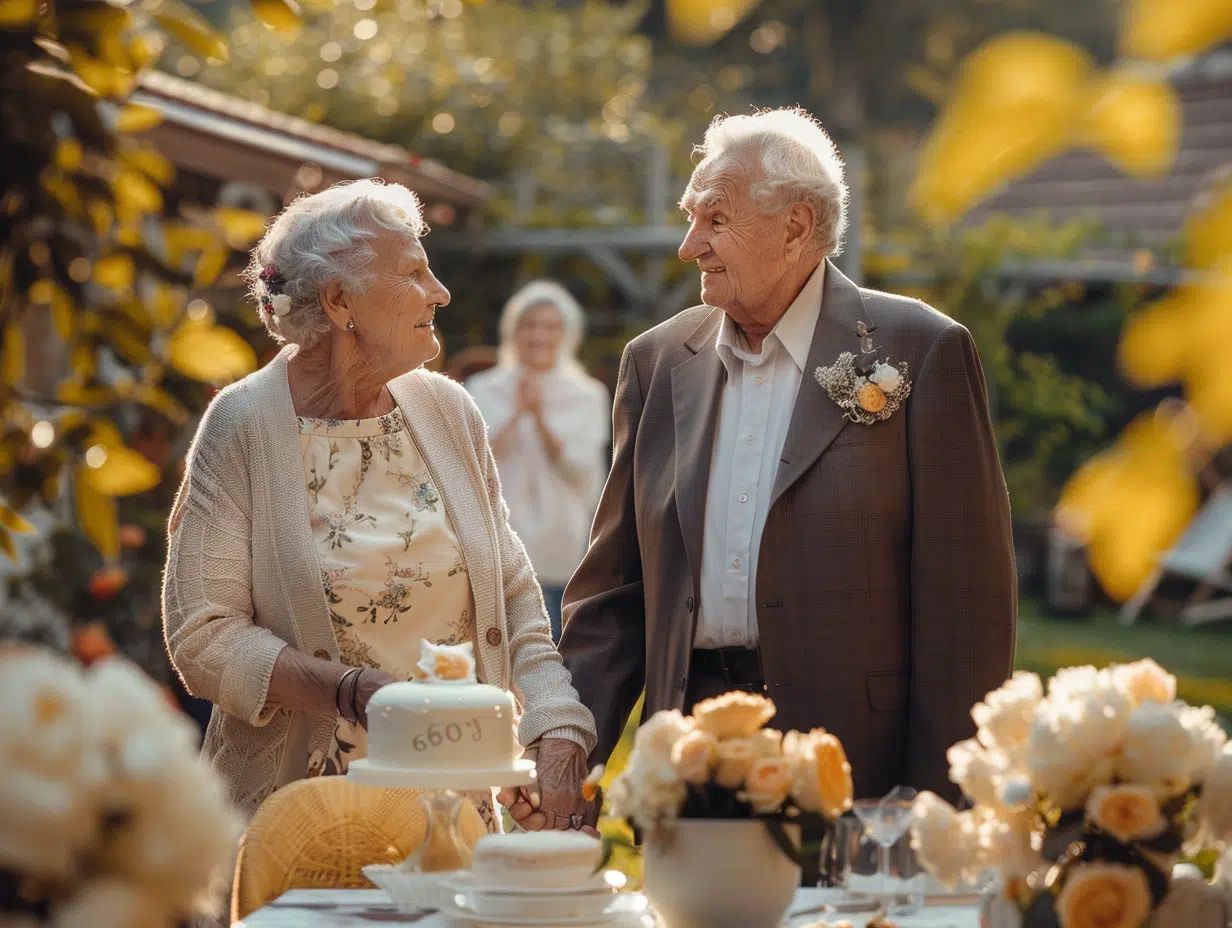 Célébrer 60 ans de mariage : idées et conseils pour une noce de diamant inoubliable