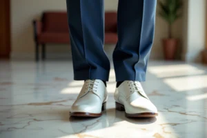 Comment sublimer votre costume avec des chaussures de mariage blanches pour homme