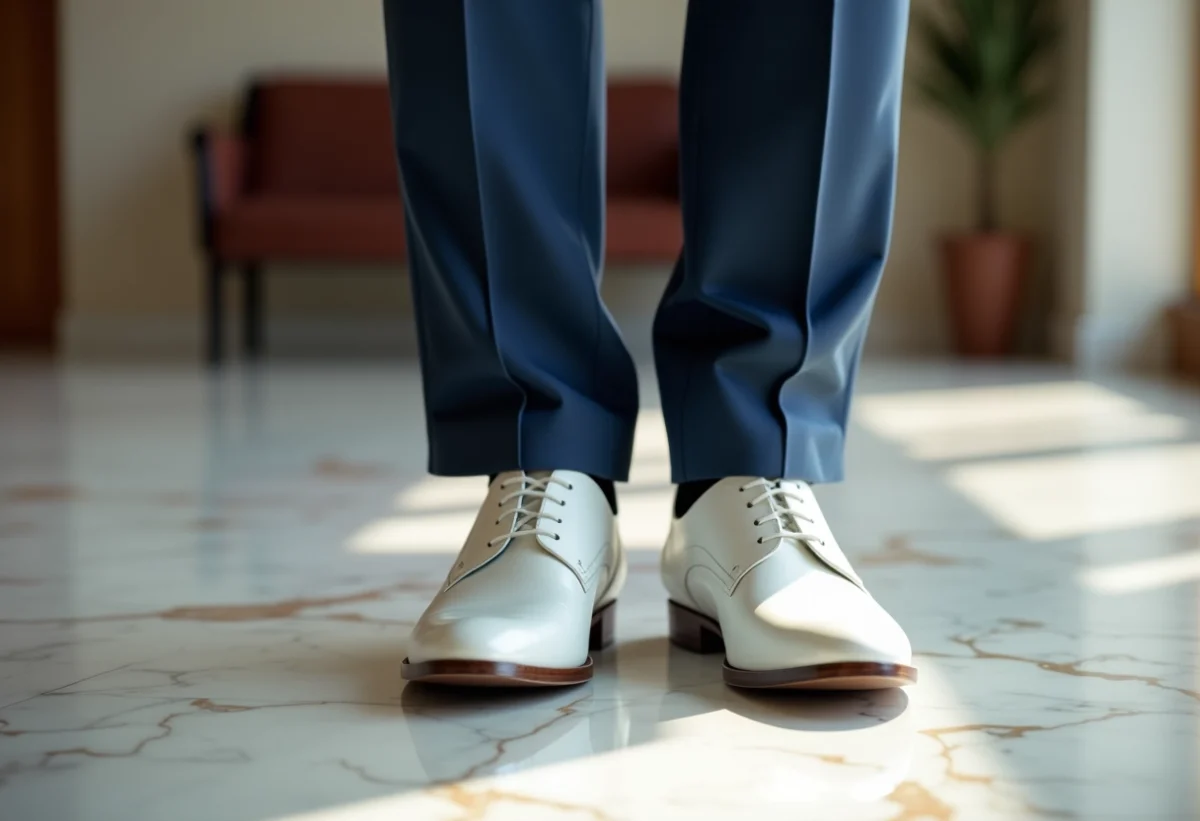 Comment sublimer votre costume avec des chaussures de mariage blanches pour homme